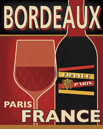 Bordeaux by Pela Studio art print