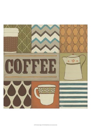 Coffee Collage by June Erica Vess art print