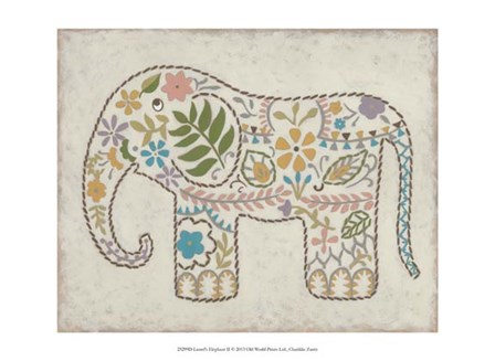 Laurel&#39;s Elephant II by Chariklia Zarris art print