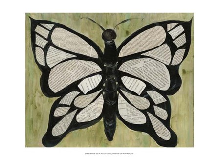 Butterfly Text by Lisa Choate art print