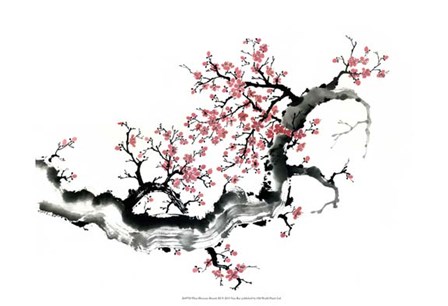 Plum Blossom Branch III by Nan Rae art print