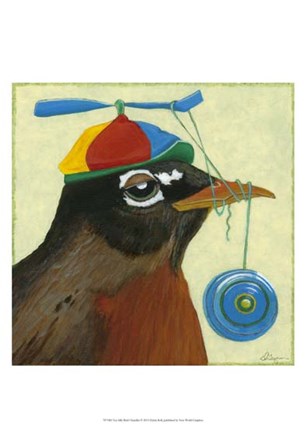 You Silly Bird - Chandler by Dlynn Roll art print
