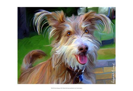 Terrier Hairspray by Robert McClintock art print