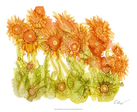 Sunlit Poppies I by Cheryl Baynes art print
