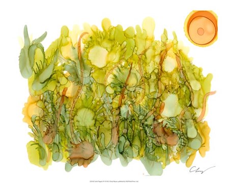 Sunlit Poppies IV by Cheryl Baynes art print