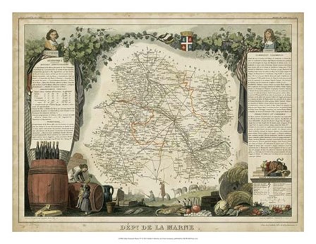 Atlas Nationale Illustre IV by Victor Levasseur art print