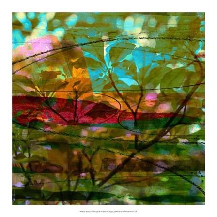 Abstract Leaf Study III by Sisa Jasper art print