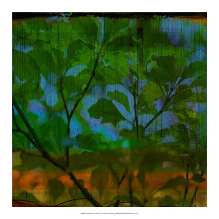 Abstract Leaf Study V by Sisa Jasper art print