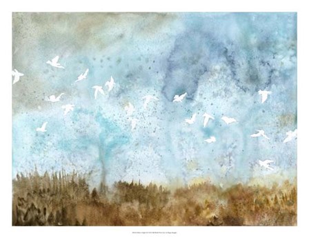 Birds in Flight II by Megan Meagher art print