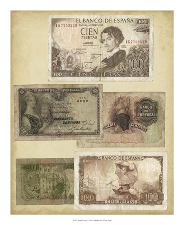 Antique Currency I by Vision Studio art print