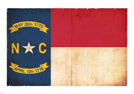 North Carolina Flag art print