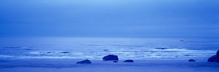 Rocks on the beach, Bandon Beach, Bandon, Coos County, Oregon, USA by Panoramic Images art print