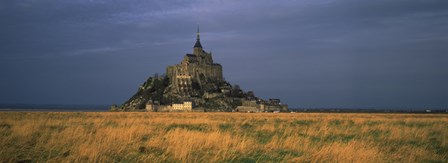 Castle on a hill, Mont Saint-Michel, Manche, Normandy, France by Panoramic Images art print