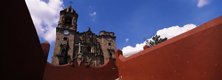 Low angle view of a church, La Valenciana Church, Guanajuato, Mexico by Panoramic Images art print