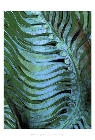 Emerald Feathering II by Danielle Harrington art print