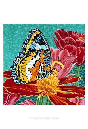 Poised Butterfly I by Carolee Vitaletti art print