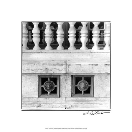 Architecture Detail III Budapest by Laura Denardo art print