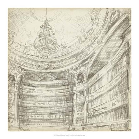 Interior Architectural Study II by Ethan Harper art print