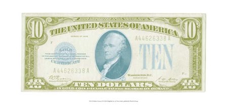 Modern Currency IV by Vision Studio art print