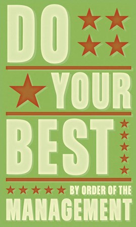 Do Your Best by John W. Golden art print