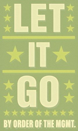 Let it Go by John W. Golden art print