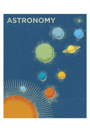 Astronomy by John W. Golden art print