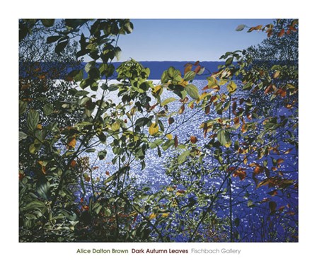 Dark Autumn Leaves by Alice Dalton Brown art print