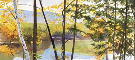 Autumn Lake IV by Elissa Gore art print