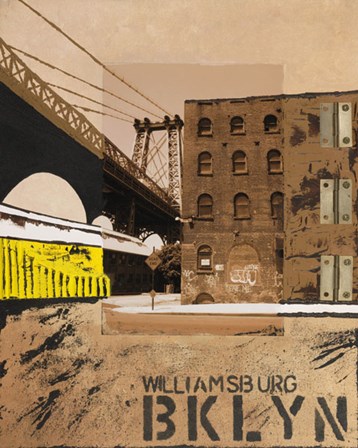 Williamsburg, Brooklyn by Mauro Baiocco art print