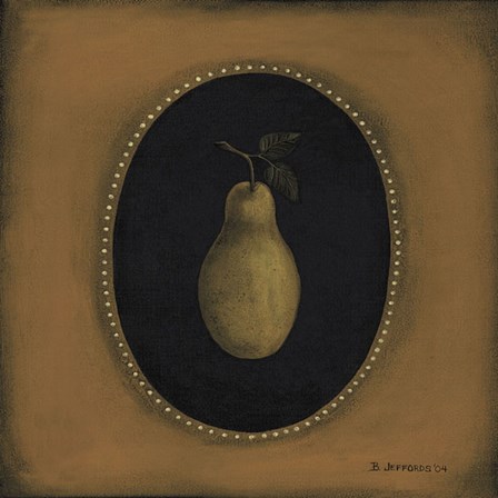 Pear 04 by Barbara Jeffords art print