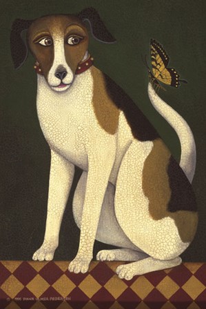 Temptation II (Dog) by Diane Ulmer Pedersen art print