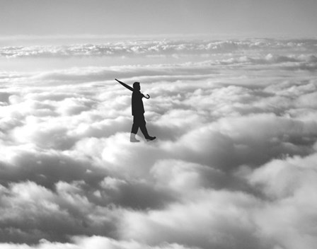 Walk in the Clouds by Urban Cricket art print