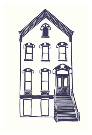 Williamsburg Building 5 (Next Door on Maujer) by Live from bklyn art print