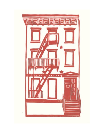 Williamsburg Building 7 (S. 4th and Driggs Ave.) by Live from bklyn art print