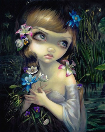 Portrait of Ophelia by Jasmine Becket-Griffith art print