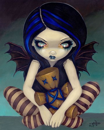 Voodoo In Blue by Jasmine Becket-Griffith art print