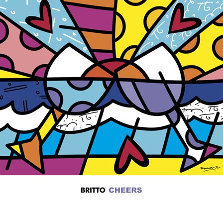 Cheers by Romero Britto art print