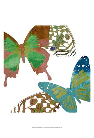 Scattered Butterflies I by Sisa Jasper art print