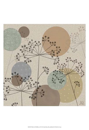 Polka-Dot Wildflowers II by Jade Reynolds art print