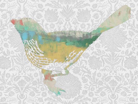 Patterned Bird I by Jennifer Goldberger art print