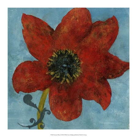 Summer Bloom I by W Green-Aldridge art print