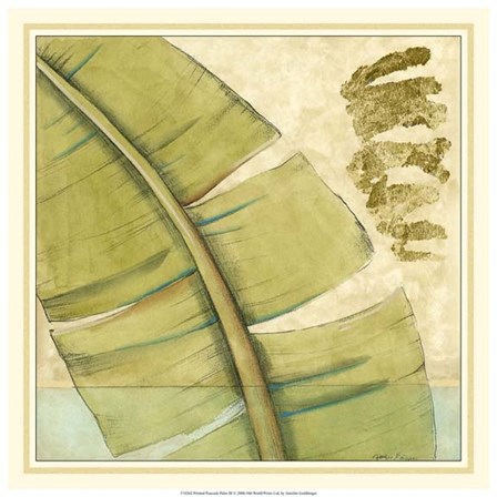 Peacock Palm III by Jennifer Goldberger art print