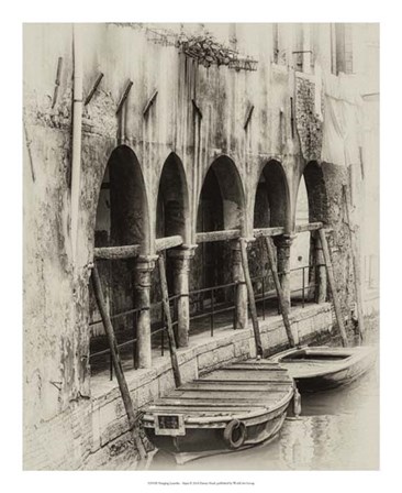 Hanging Laundry Sepia by Danny Head art print