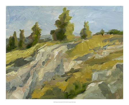 Impasto Mountainside II by Ethan Harper art print