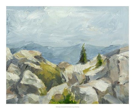 Impasto Mountainside III by Ethan Harper art print