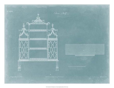 China Shelf by Thomas Chippendale art print