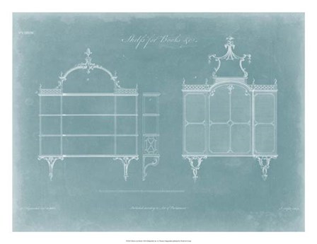 Shelves for Books by Thomas Chippendale art print