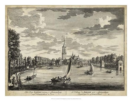 Views of Amsterdam VII by Nicolaus Visher art print