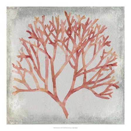Watercolor Coral IV by Megan Meagher art print