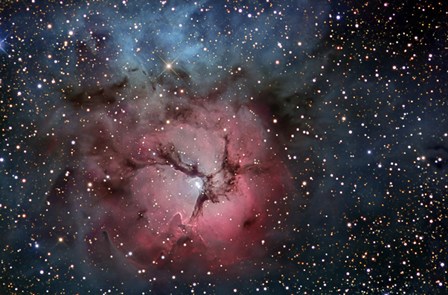The Trifid Nebula by R Jay GaBany/Stocktrek Images art print